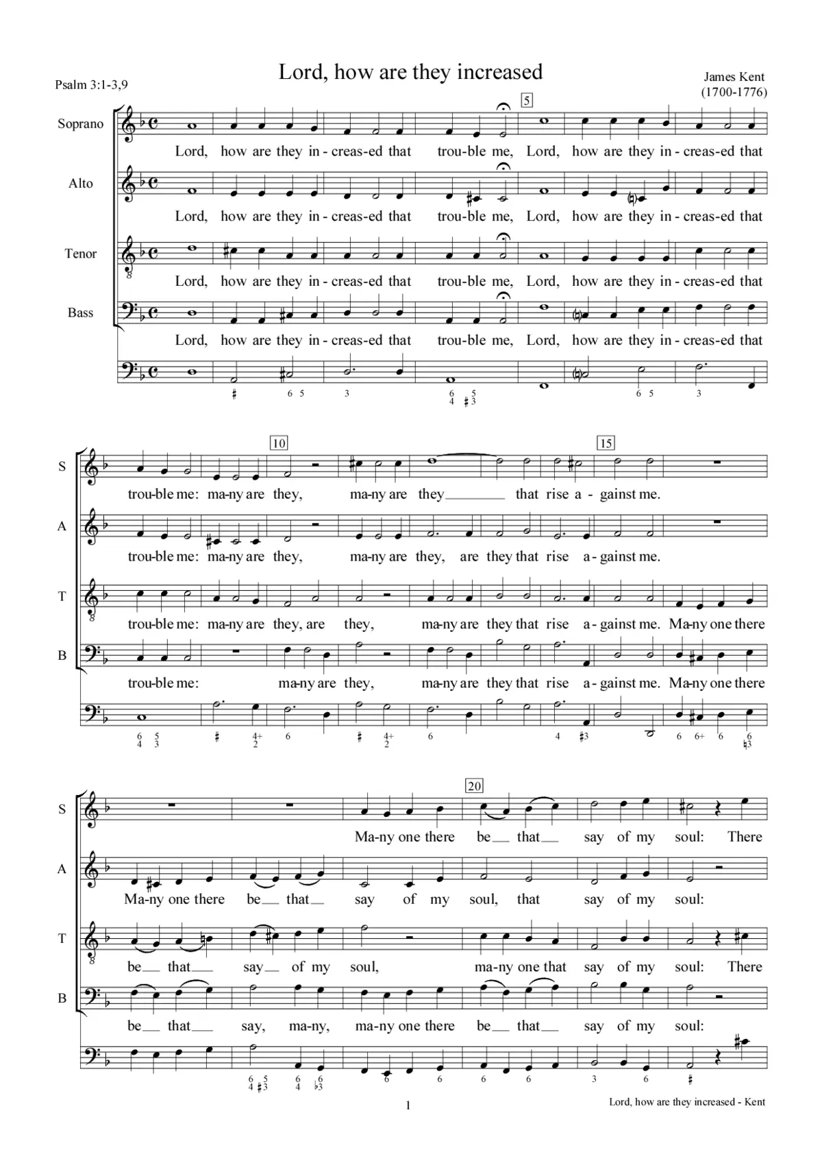 Lord how are they increased that trouble me - Page 1
