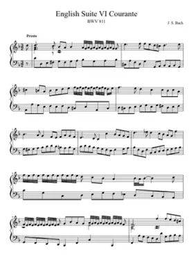 English Suite No.6 in D minor BWV 811