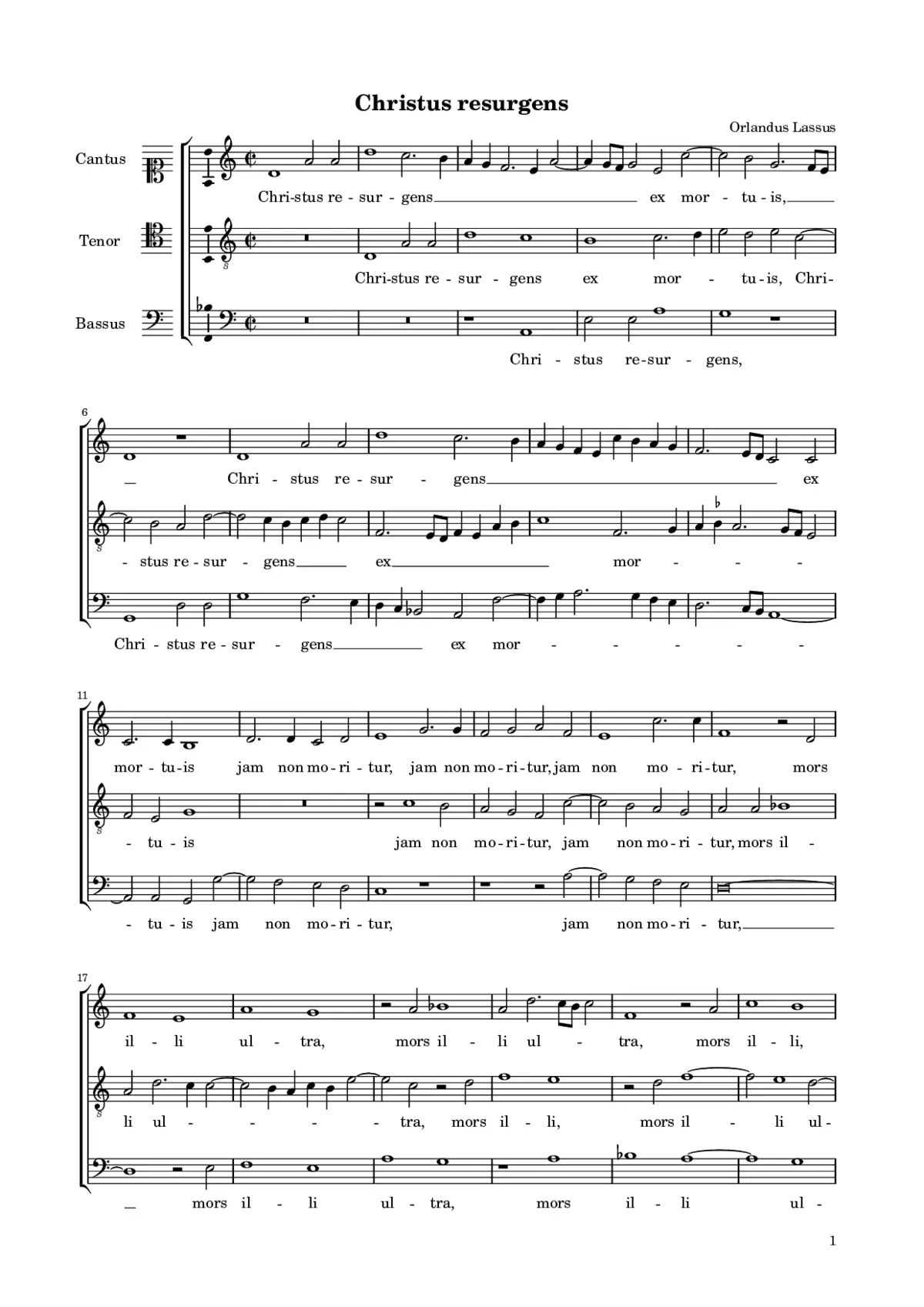 Christus resurgens - Page 1