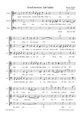 Good morrow, fair ladies of the May