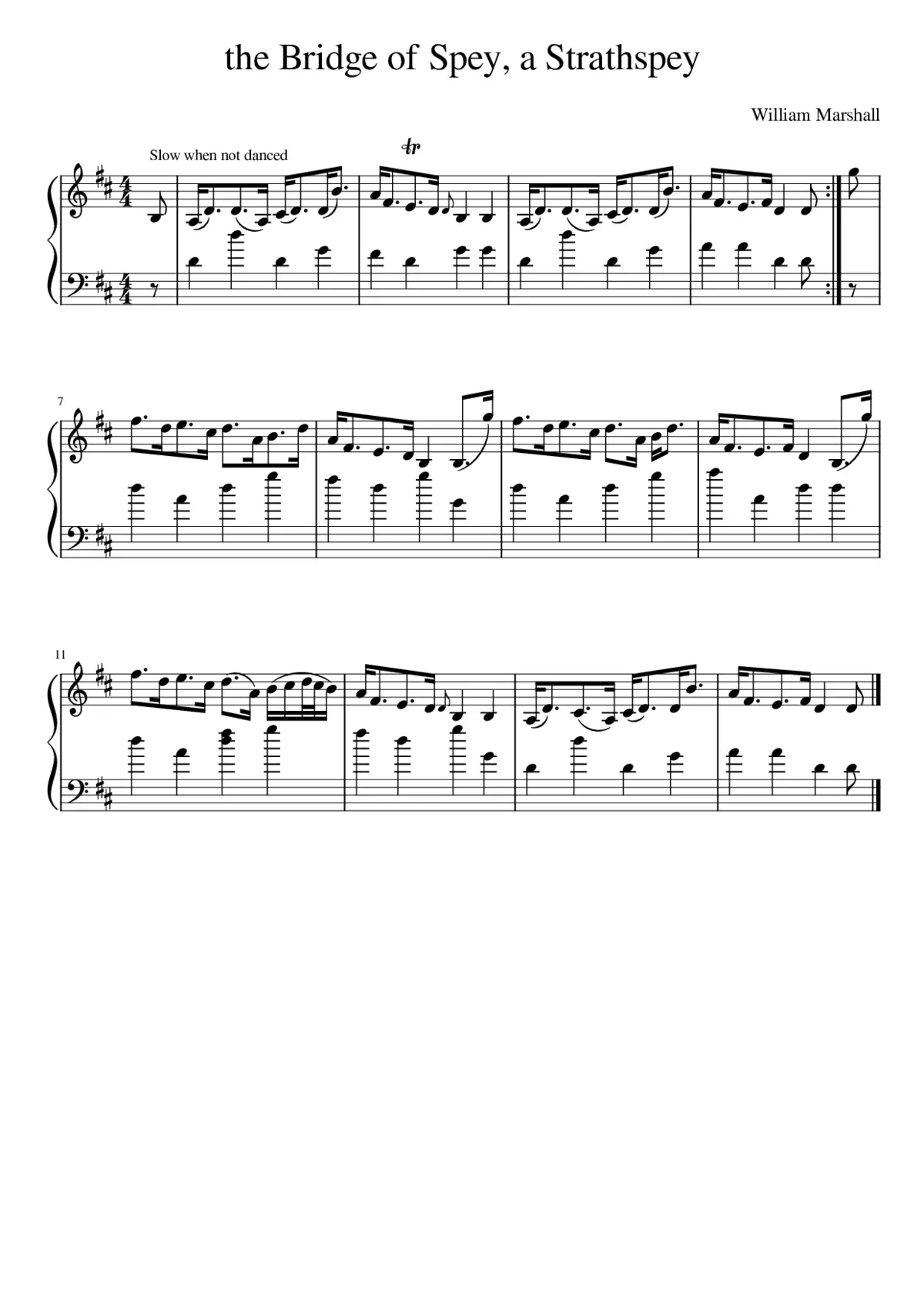 the Bridge of Spey a Strathspey - Page 1