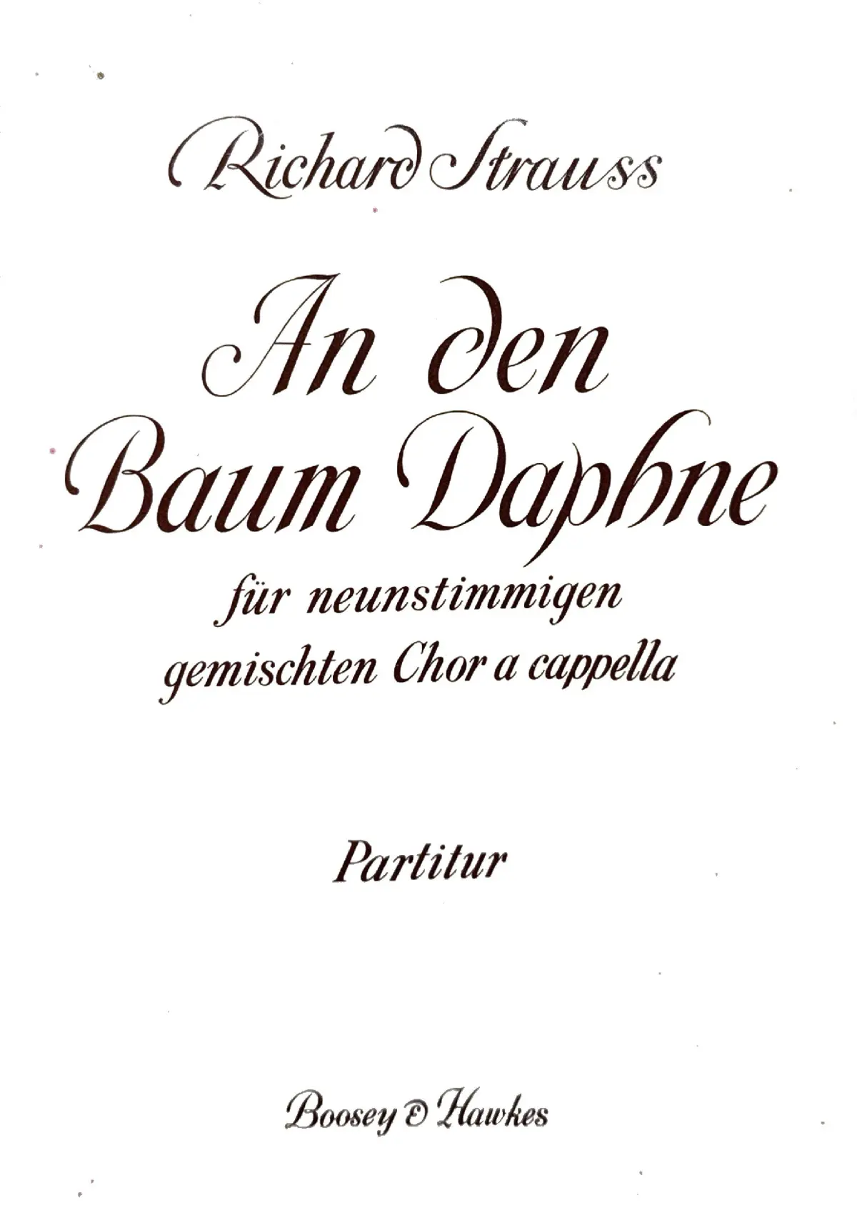 An den Baum Daphne - Page 1