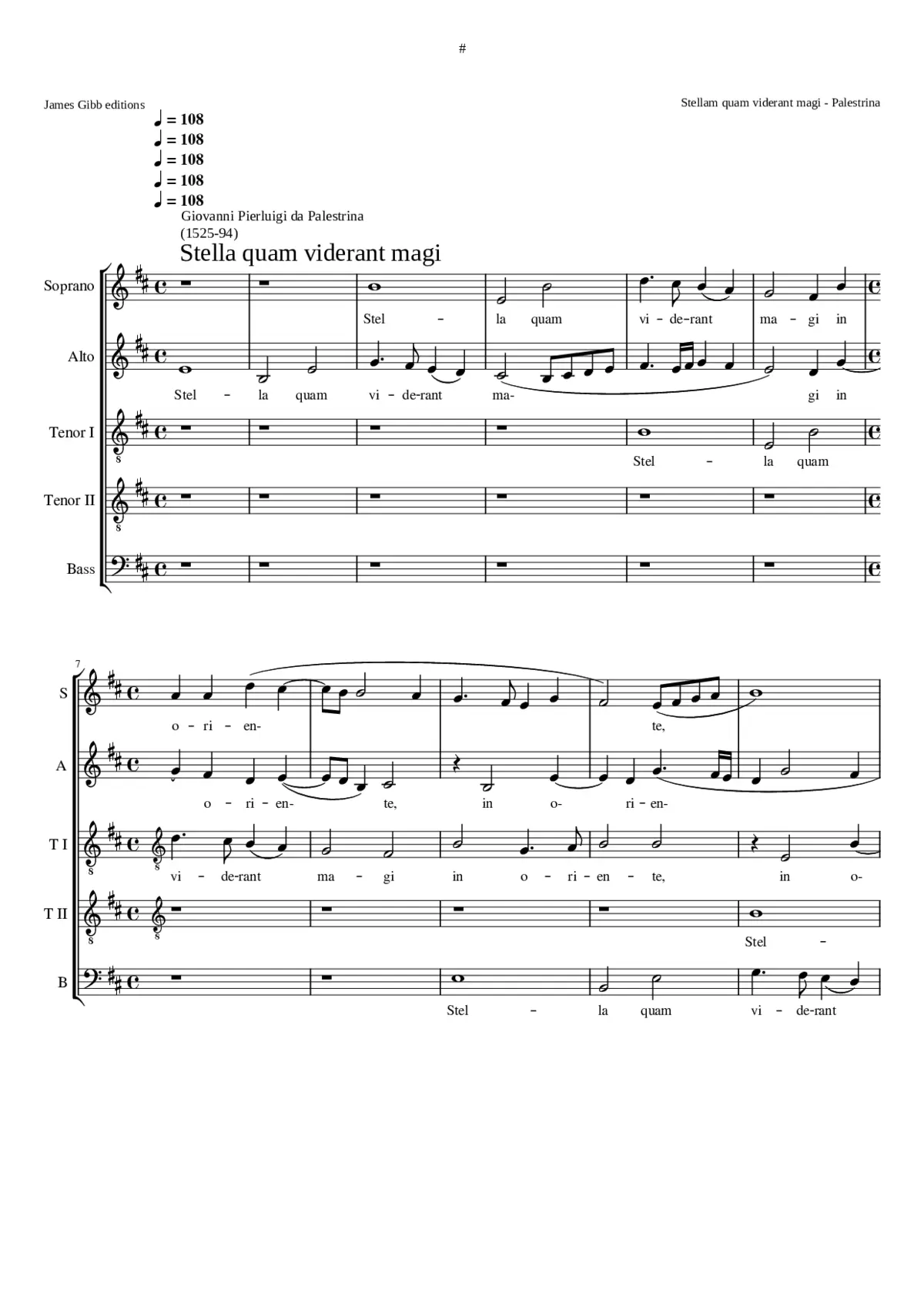 Stella quam viderant magi - Page 1