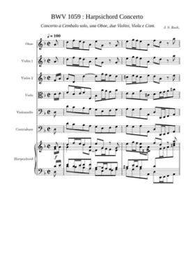 Harpsichord Concerto No.8 in D minor BWV 1059