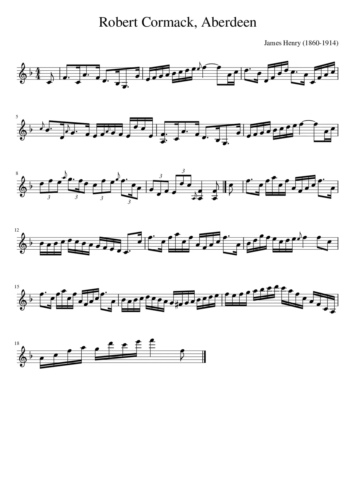 Robert Cormack Aberdeen - Page 1