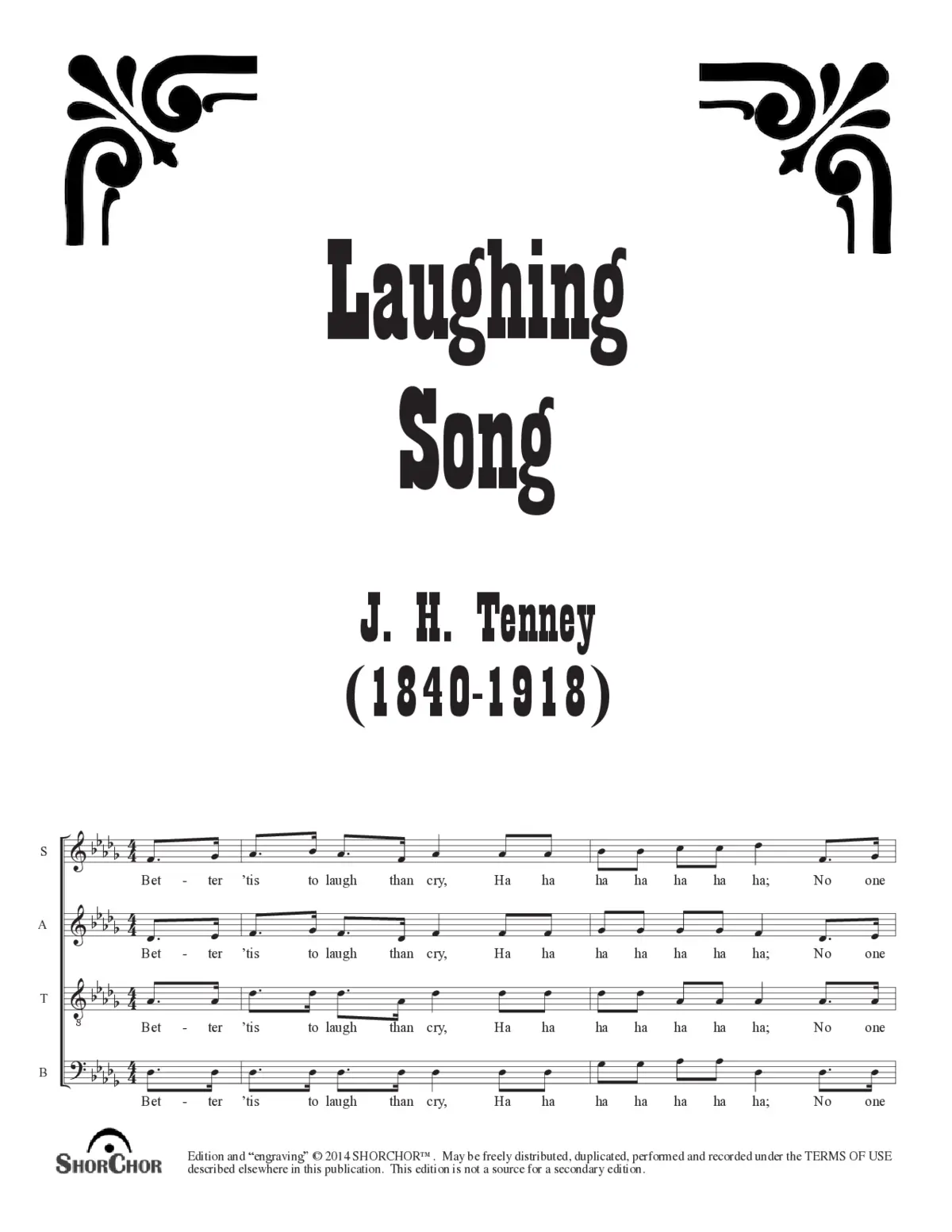 Laughing song - Page 1