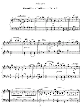 Albumblatt in E major