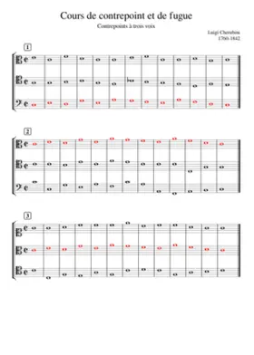 Cours de contrepoint et de fugue