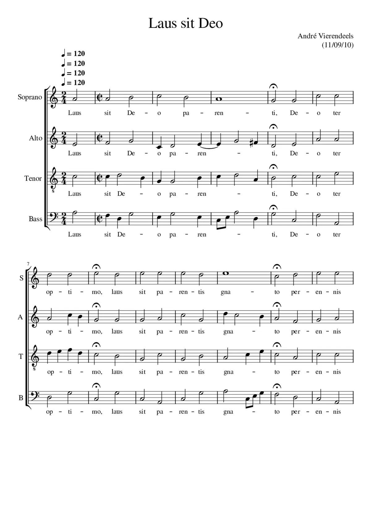 Laus sit Deo - Page 1