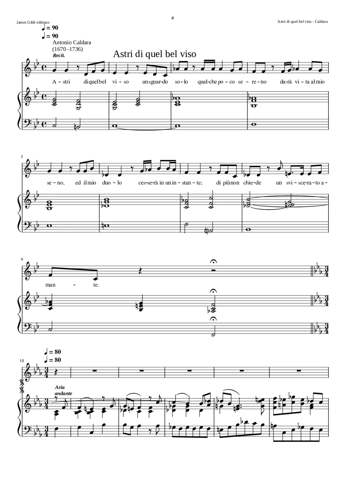 Astri di quel bel viso - Page 1