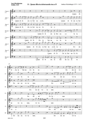 Quam dilecta tabernacula tua