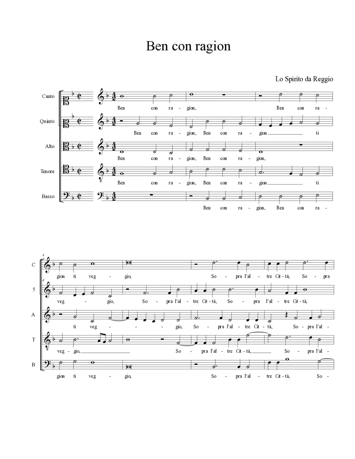 Ben con ragion - Page 1