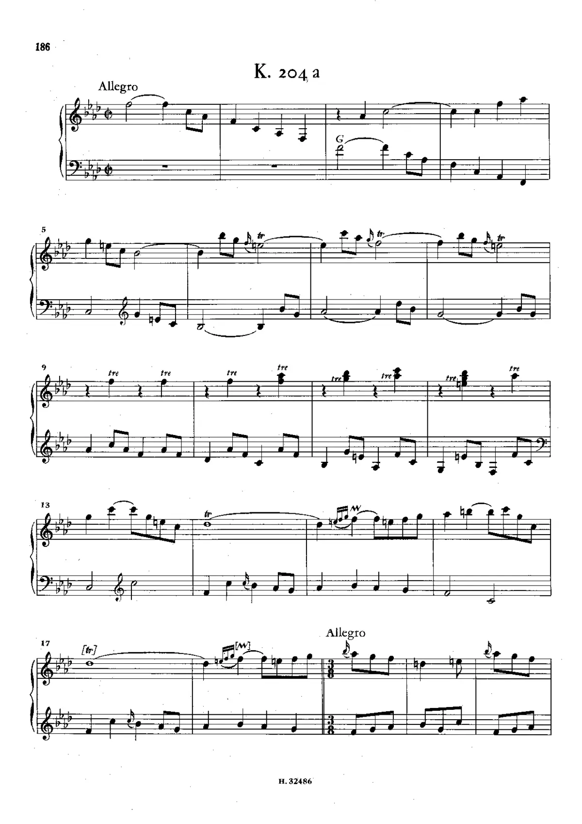 2 Keyboard Sonatas in F minor - Page 1