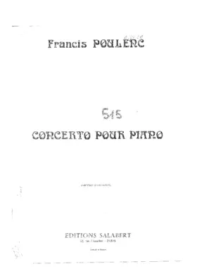 Concerto for Piano and Orchestra