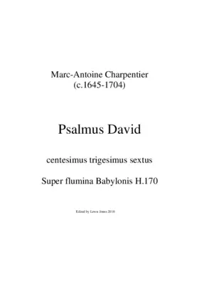 Super flumina Babylonis H 170