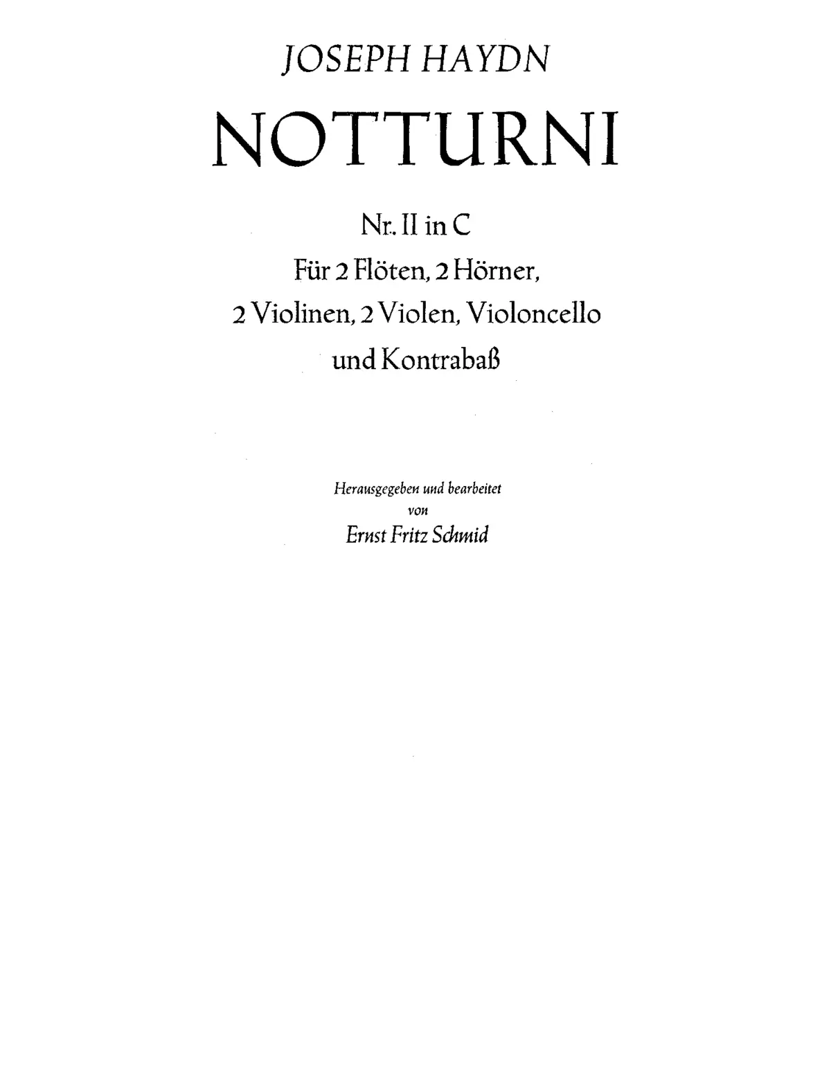 Notturno in C major - Page 1
