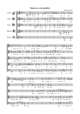 Omnia in vero judicio