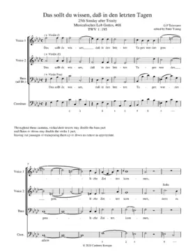 Das sollt du wissen, daß in den letzten Tagen