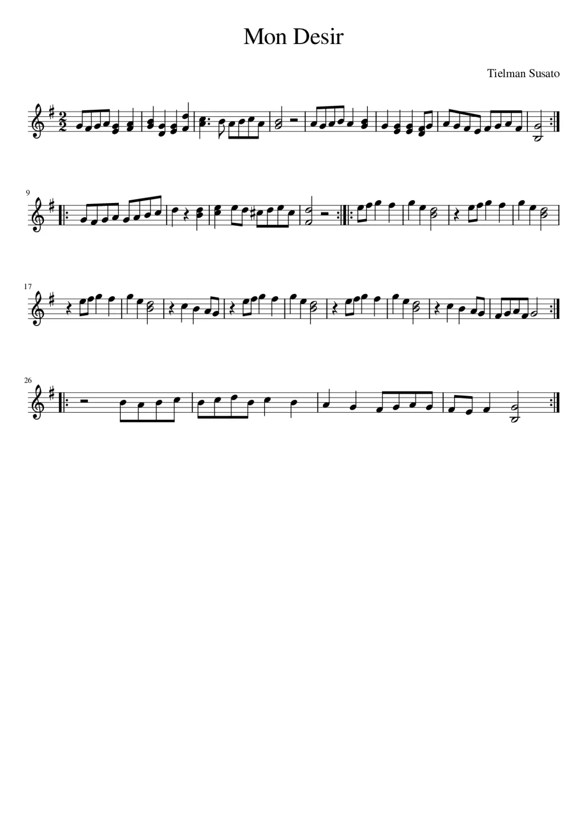 Mon desir - Page 1