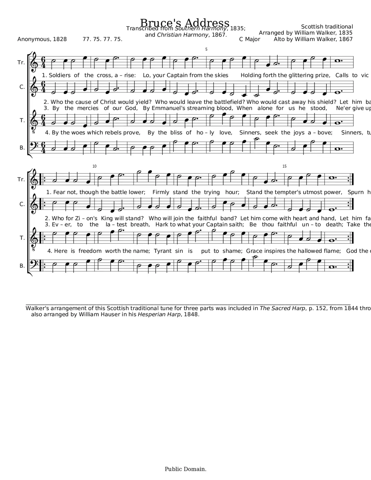 Bruce's Address - Deodatus Dutton - Page 1