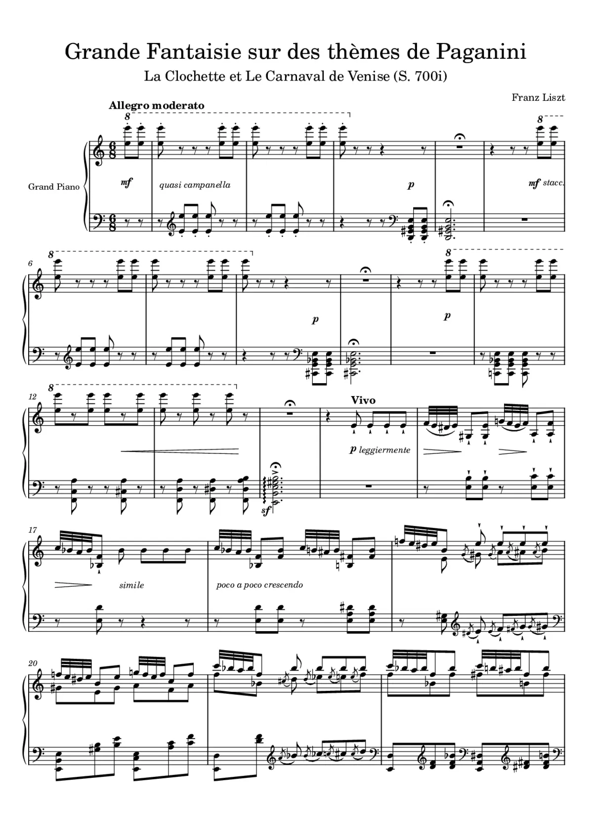 Grande Fantaisie sur des thèmes de Paganini - Page 1