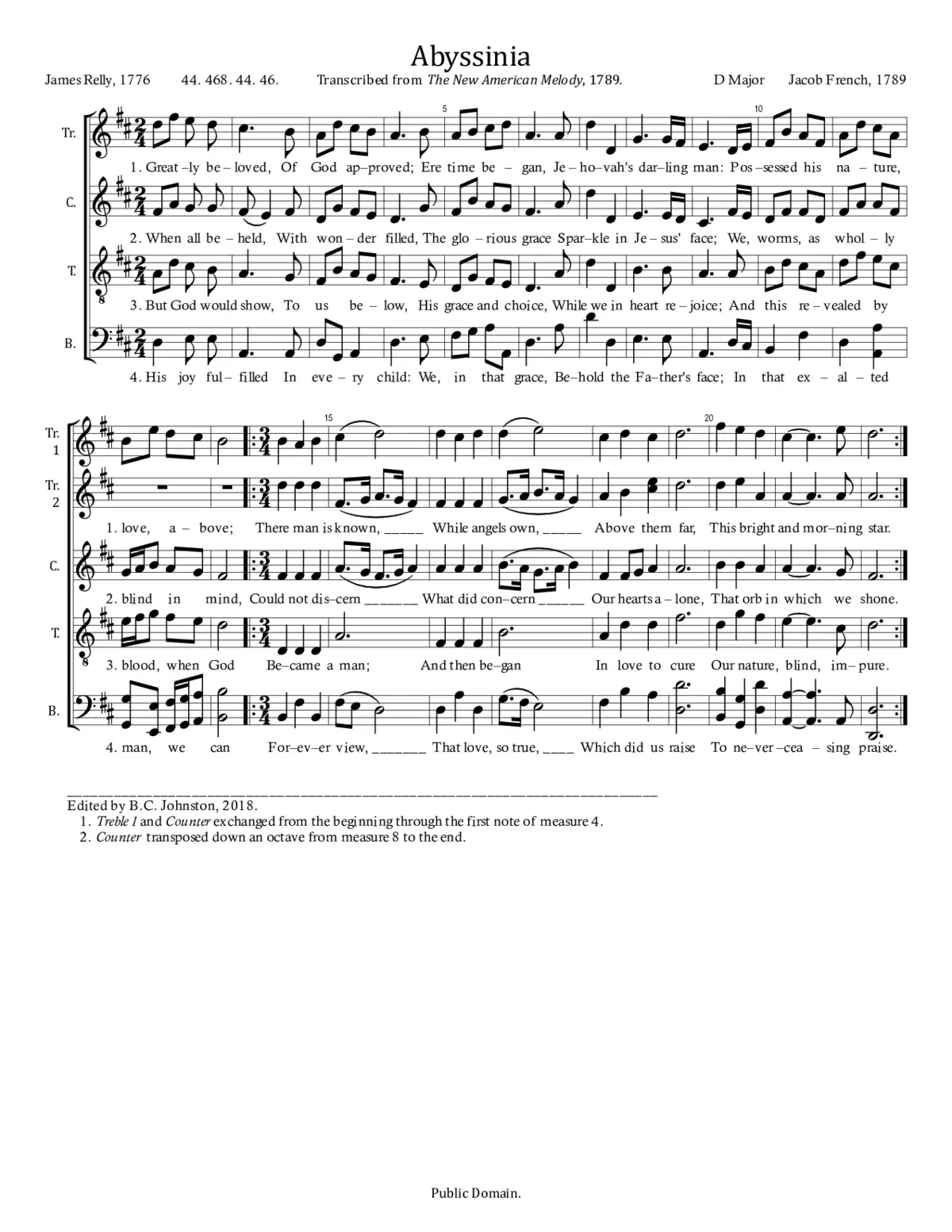 Abyssinia - Page 1