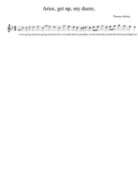 Arise get up my deere