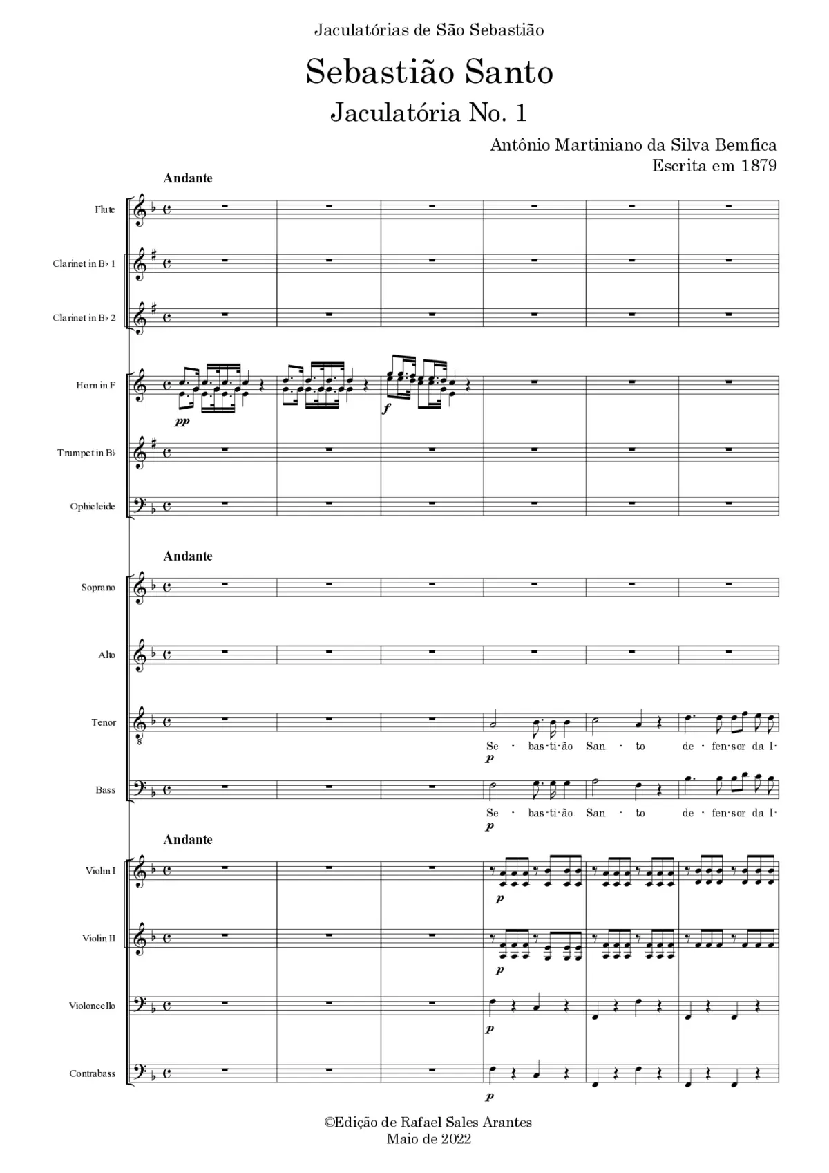 3 Jaculatórias de São Sebastião - Page 1