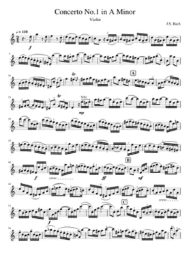 Violin Concerto in A minor BWV 1041