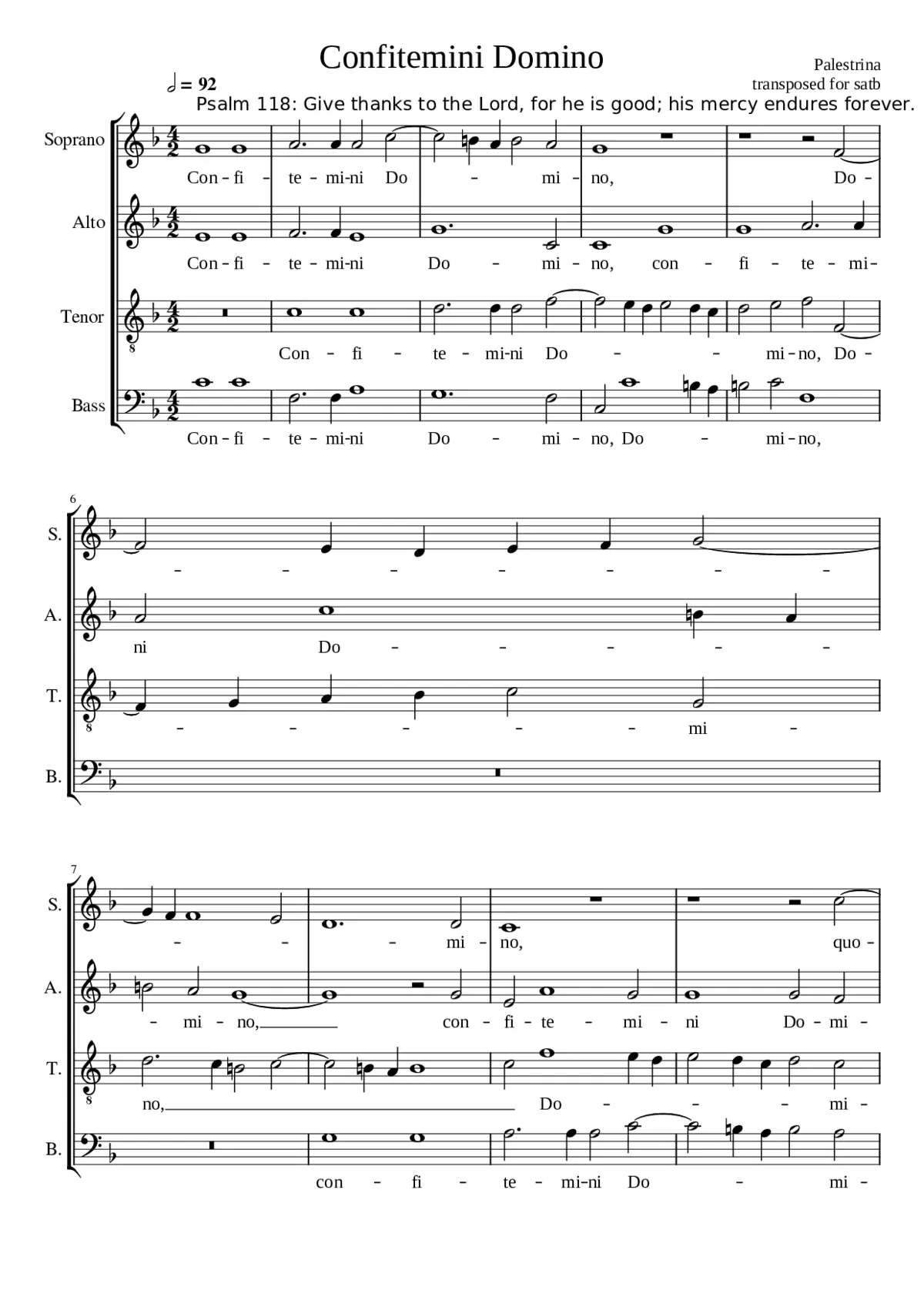 Confitemini Domino - Page 1