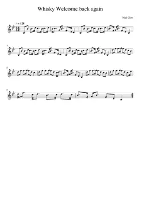 Whisky Welcome back again
