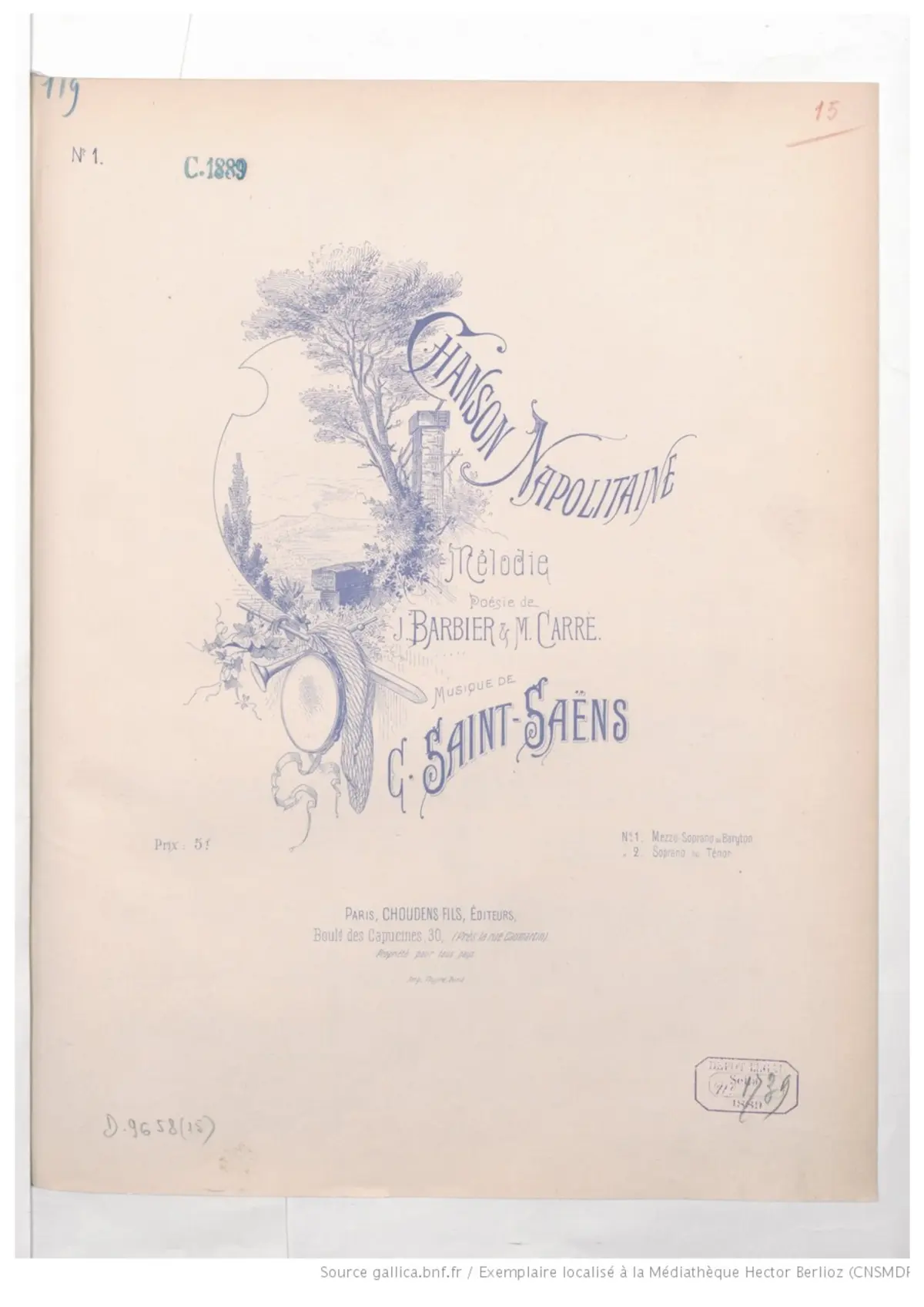 Chanson napolitaine - Page 1