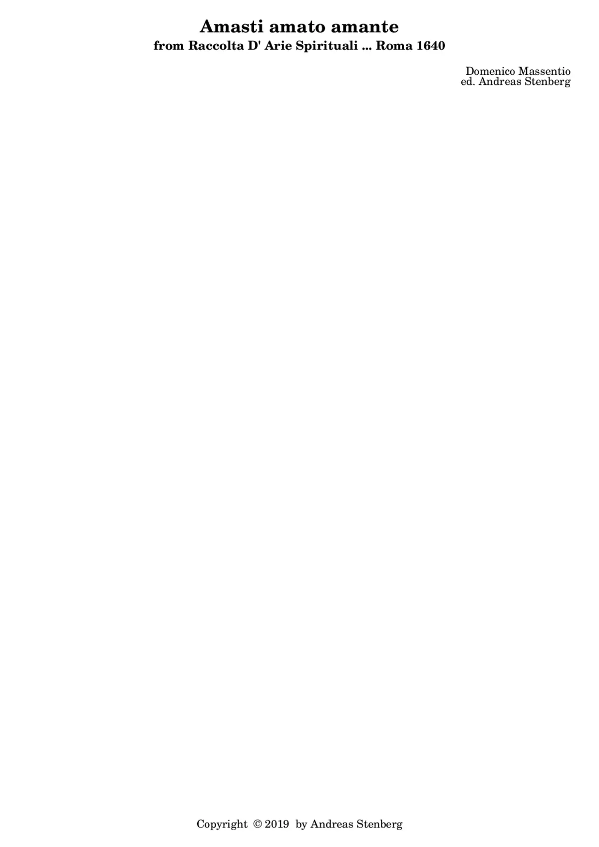 Amasti amato amante - Page 1