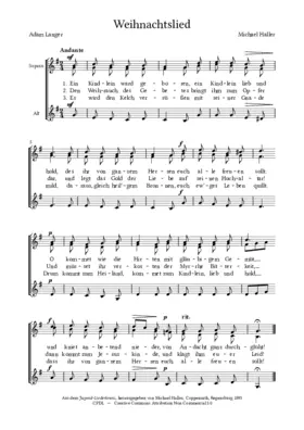 Weihnachtslied: Ein Kindlein