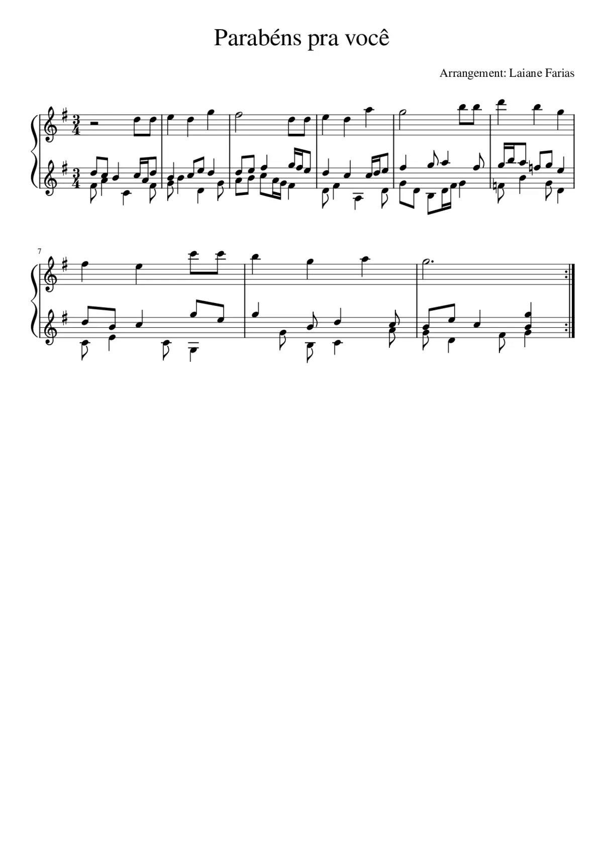 parabéns pra você - Page 1