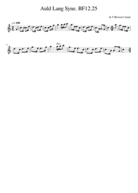 auld lang syne