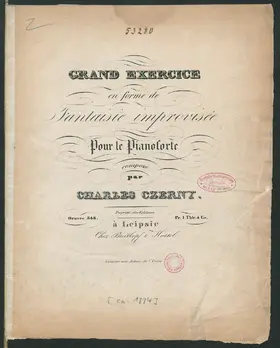 Grand exercice en forme de Fantaisie improvisée