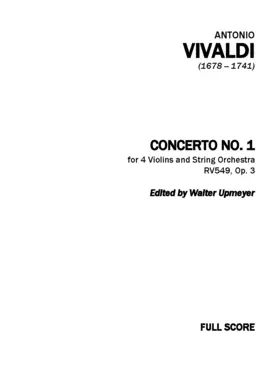 Concerto for 4 Violins and Cello in D major