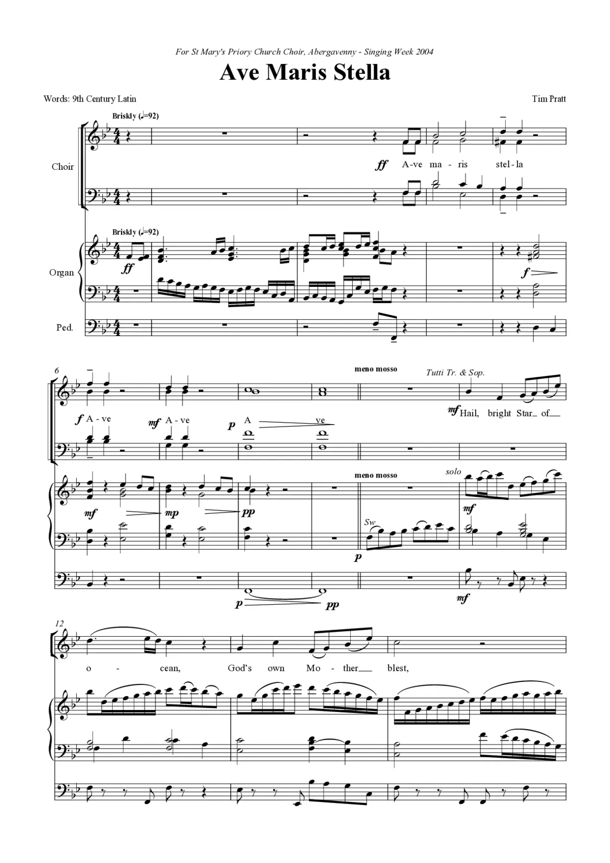 Ave maris stella - Page 1