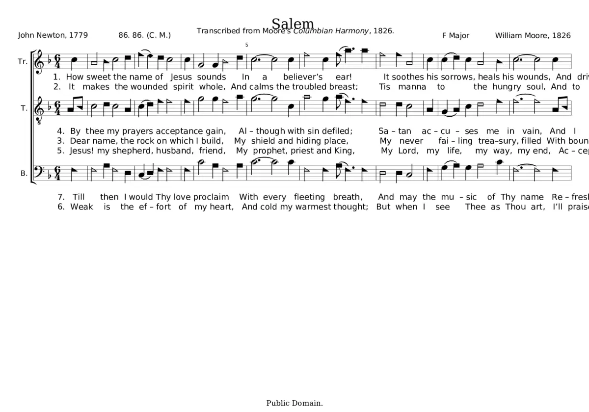 Salem - William Moore - Page 1