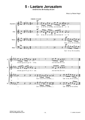 Laetare Jerusalem