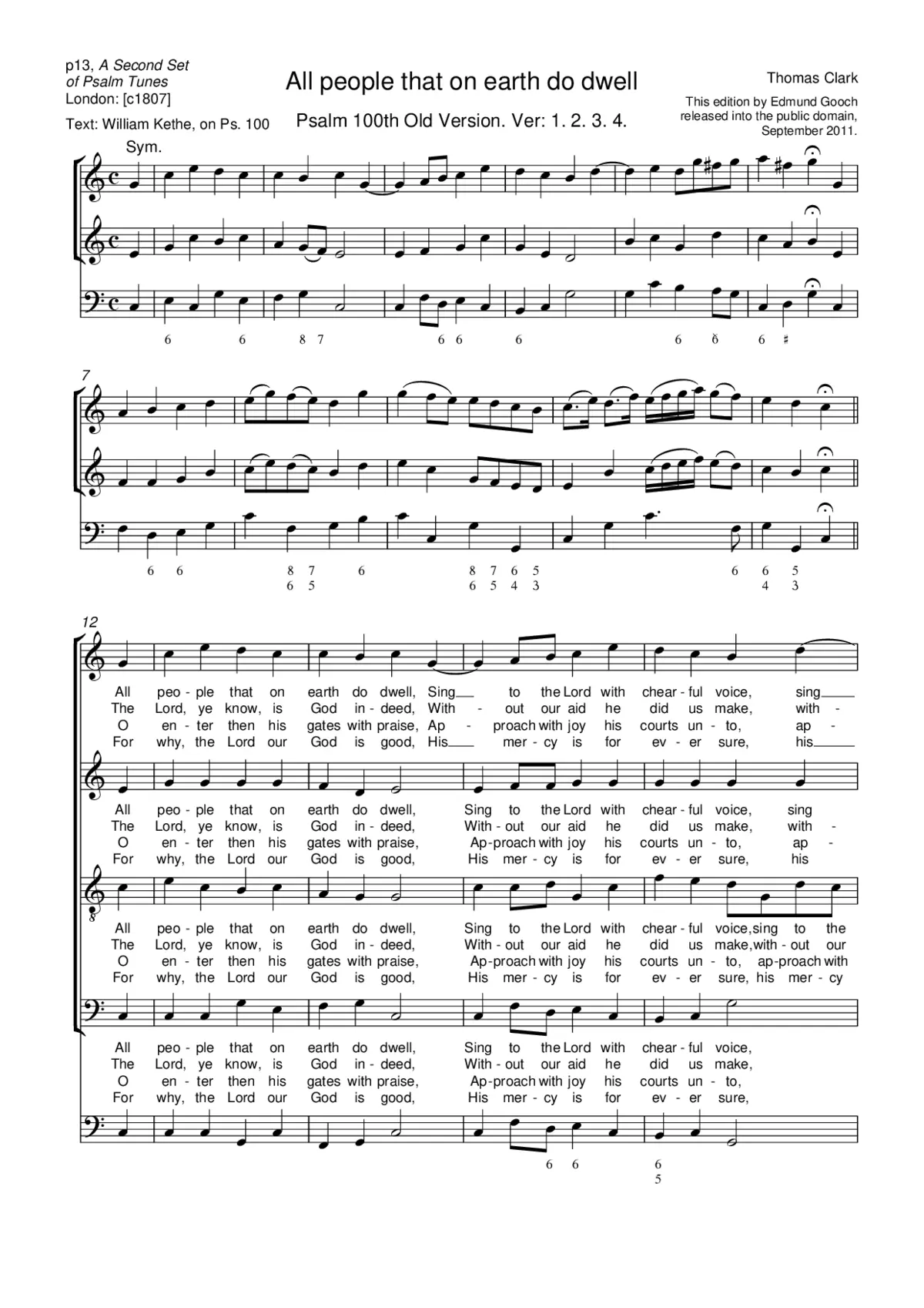 All people that on earth do dwell - Page 1