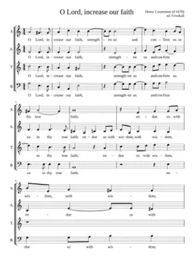 O Lord increase our faith