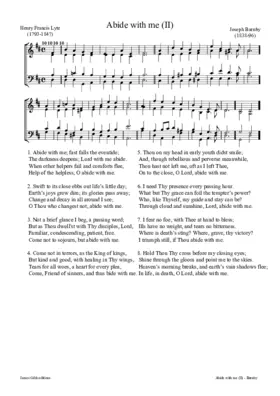 Abide with me (II)