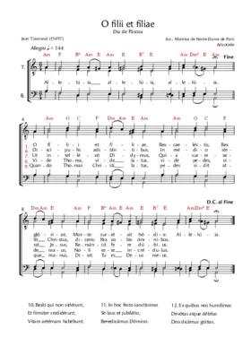 O filii et filiae