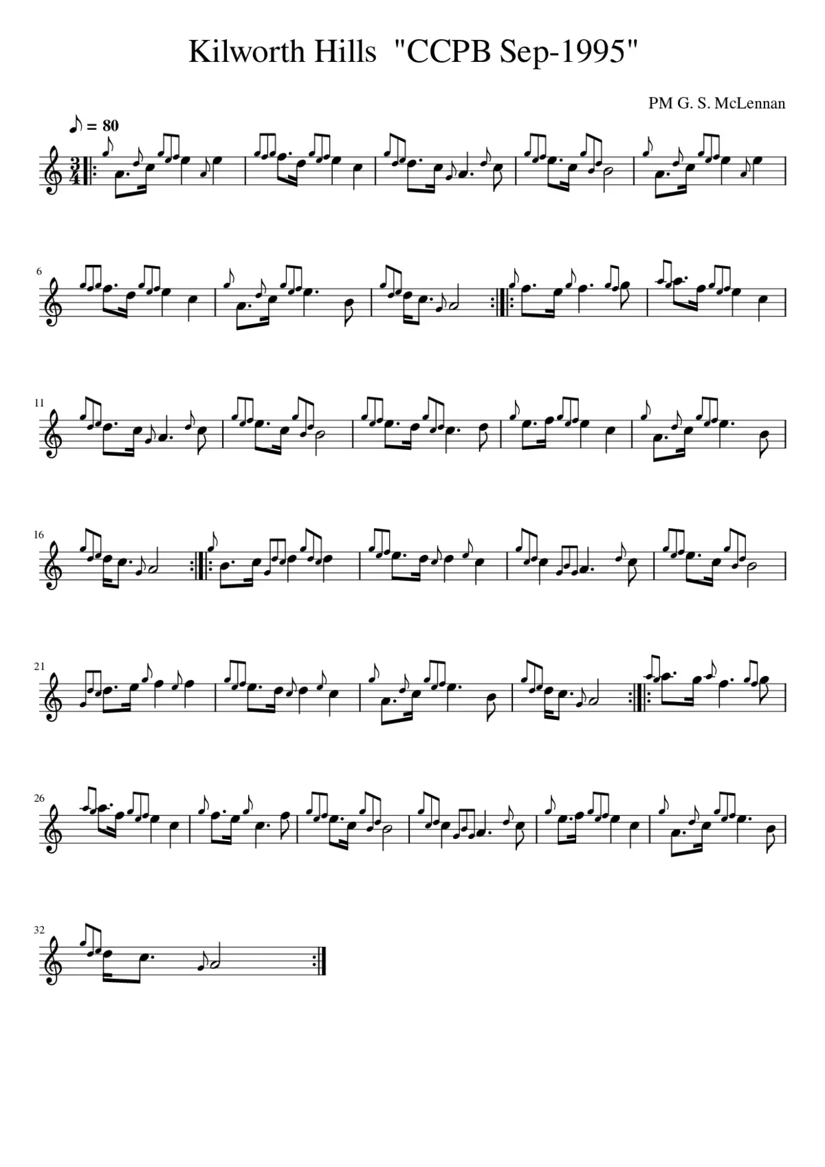 Kilworth Hills CCPB Sep-1995 - Page 1