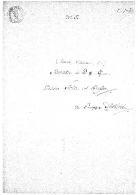 Violin Sonata in D major, GT 2.D15