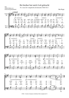 Bis hierher hat mich Gott gebracht, WoO VI 17, No. 5