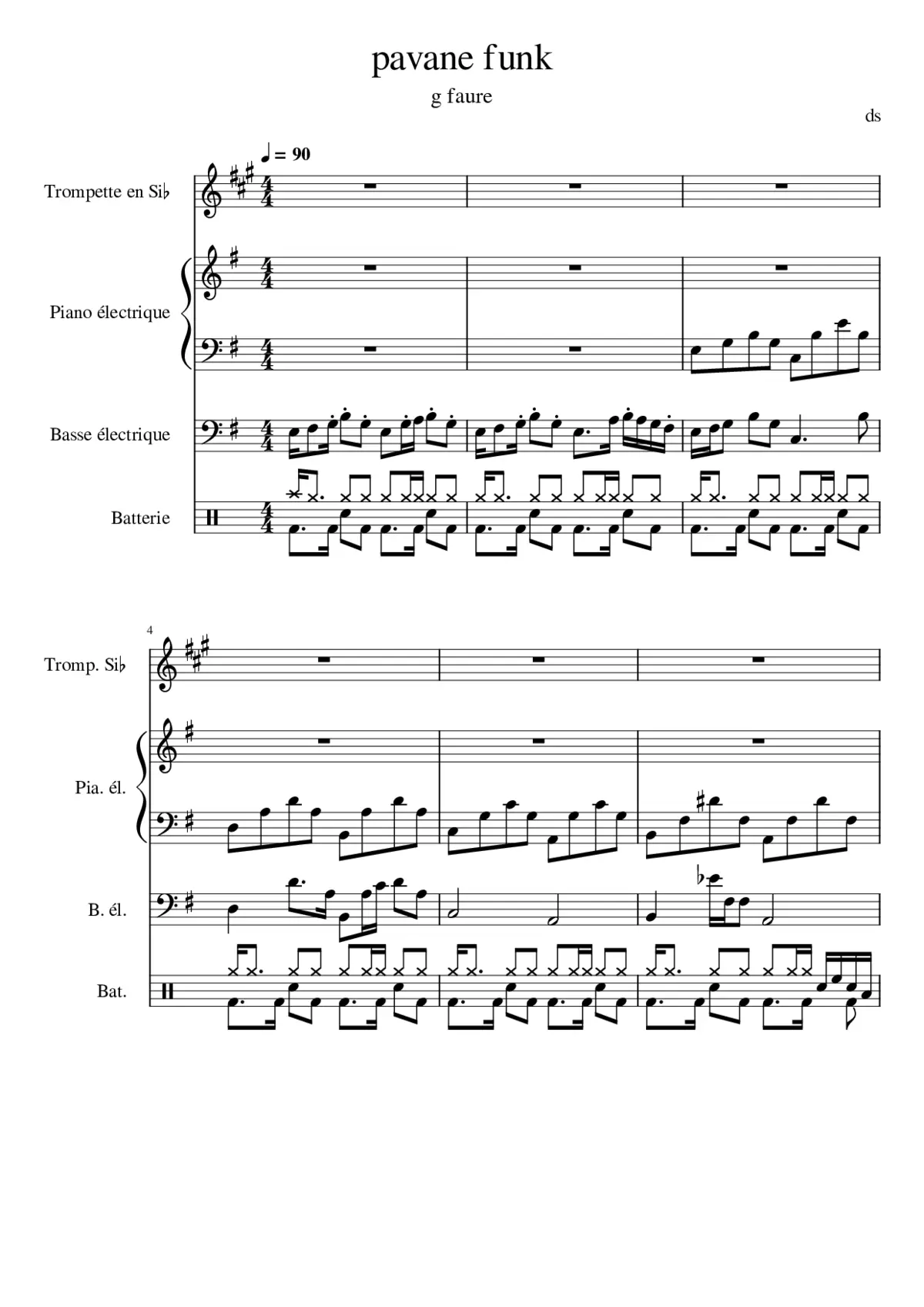 Pavane Op.50 - Page 1