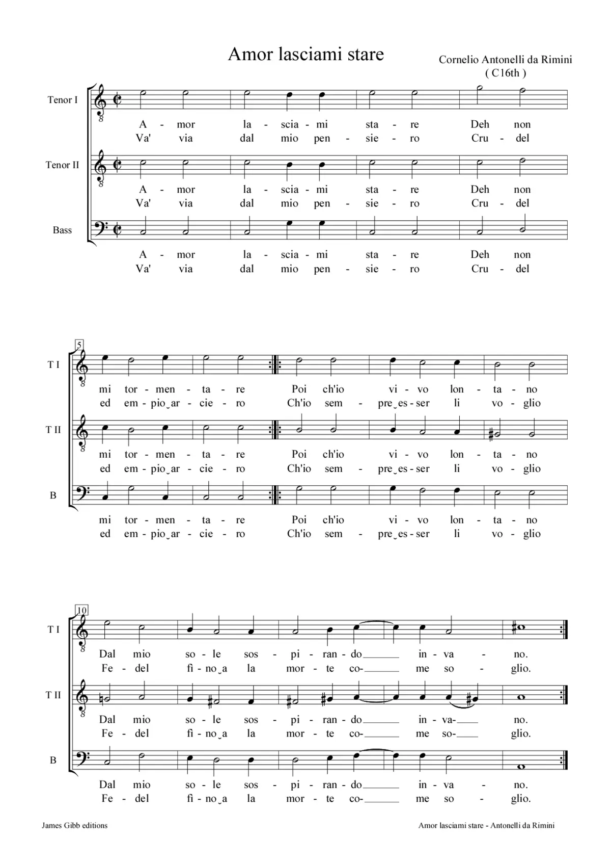 Amor lasciami stare - Page 1